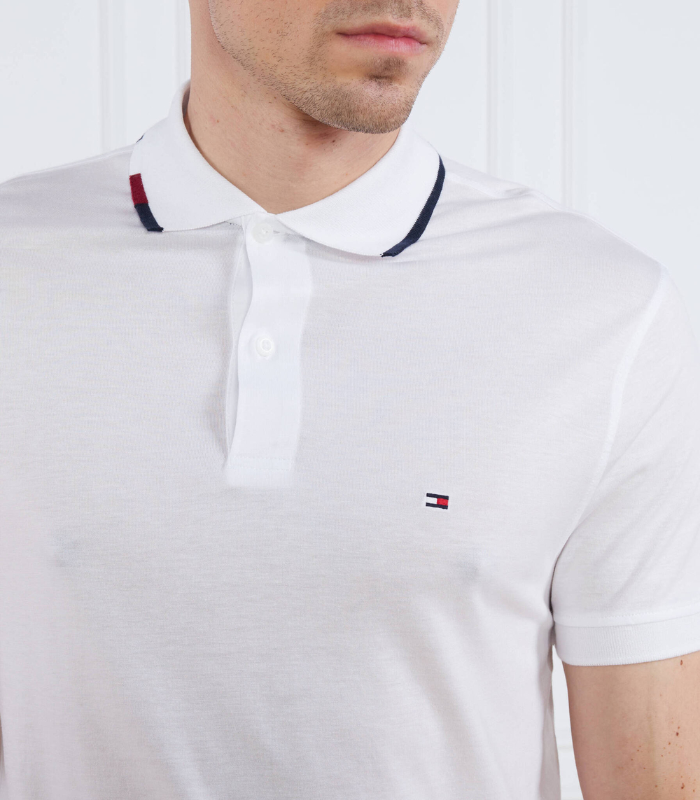 Поло Tommy Hilfiger - белый(MW0MW30776)