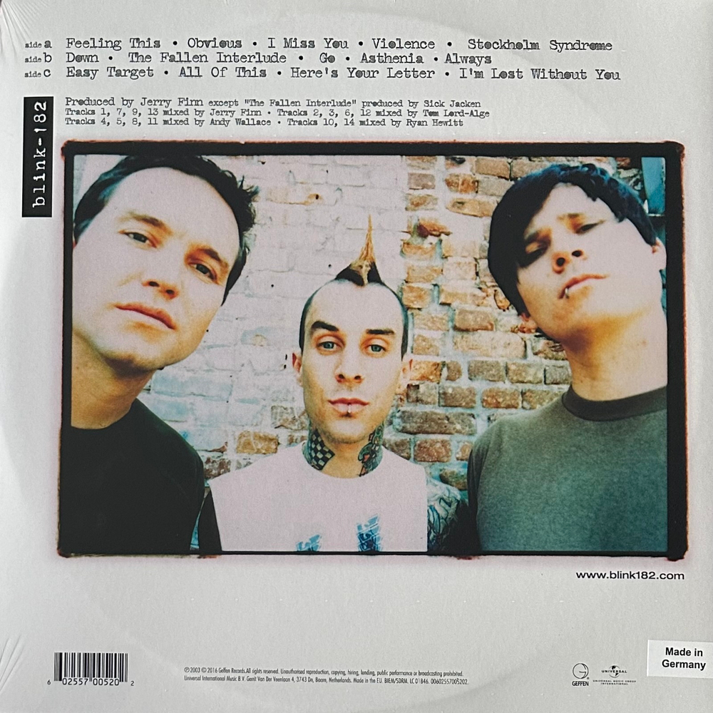 Blink-182 ‎– Blink-182 2LP (Европа 2022г.)