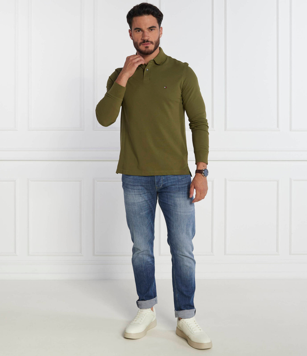 Поло Tommy Hilfiger - хаки(MW0MW20183)