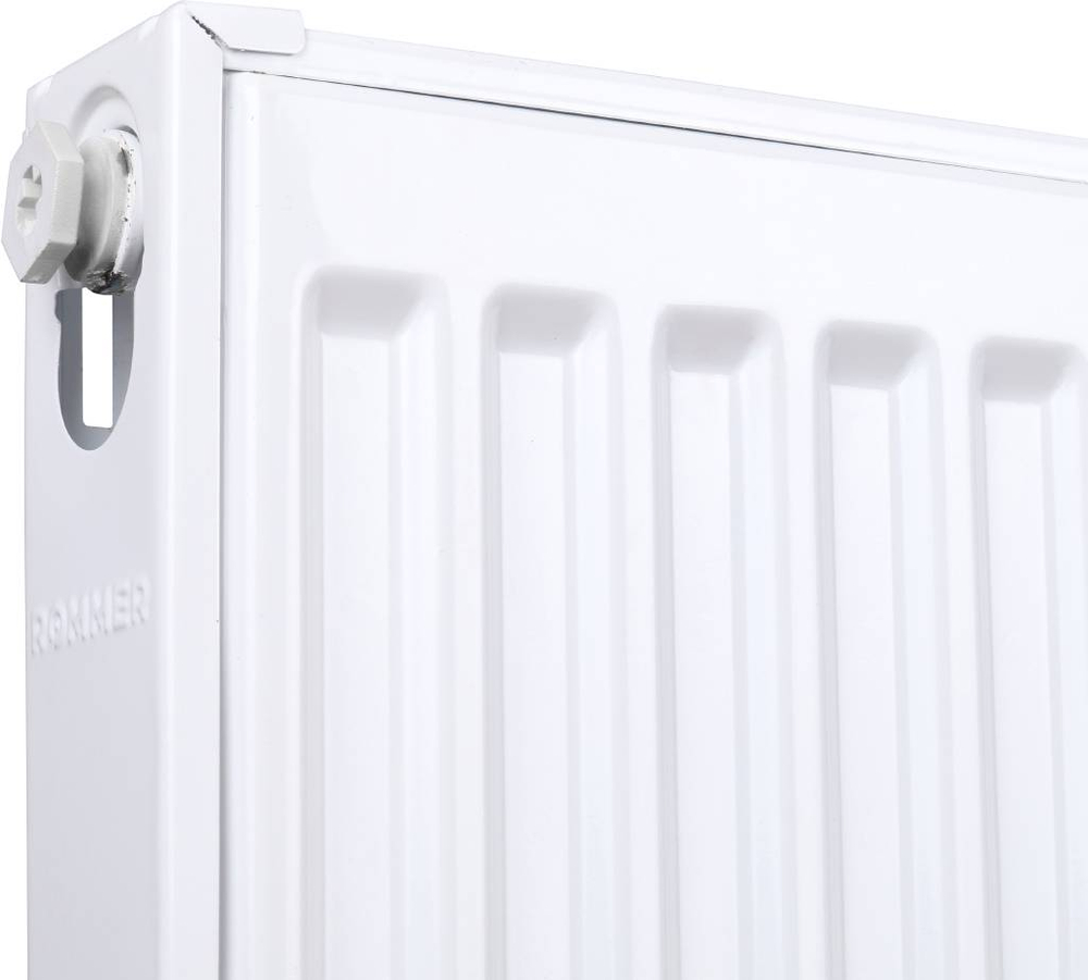 Радиатор панельный профильный ROMMER Ventil тип 11 - 500x1200 мм (подключение нижнее, цвет белый)
