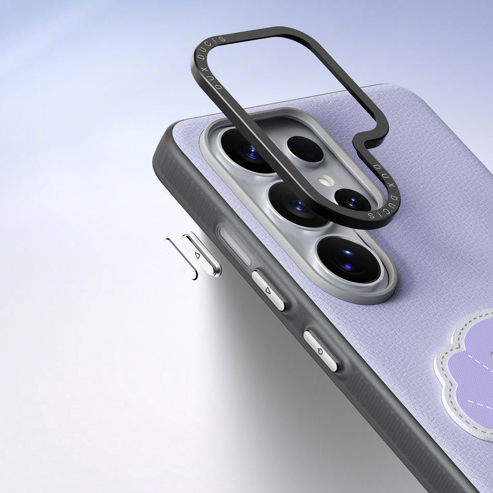 Чехол фиолетового цвета для Samsung Galaxy S26 Ultra, серия Luvy Series Case (со съемным ремешком) от Dux Ducis