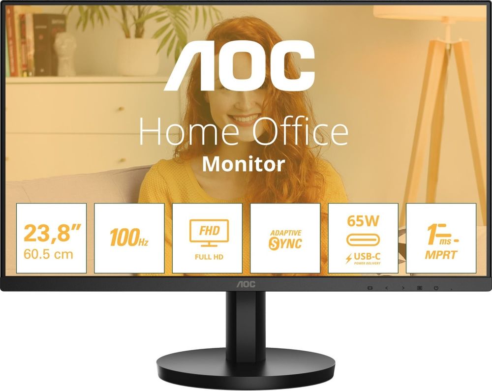 Монитор 23.8&quot; AOC 24B3CA2/01 черный