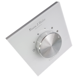 Настенный регулятор громкости звука настенный Steam&water SOUND CONTROL Black 50 (Цвет черный, 5 уровней громкости, 4-8 Ом, 30W)