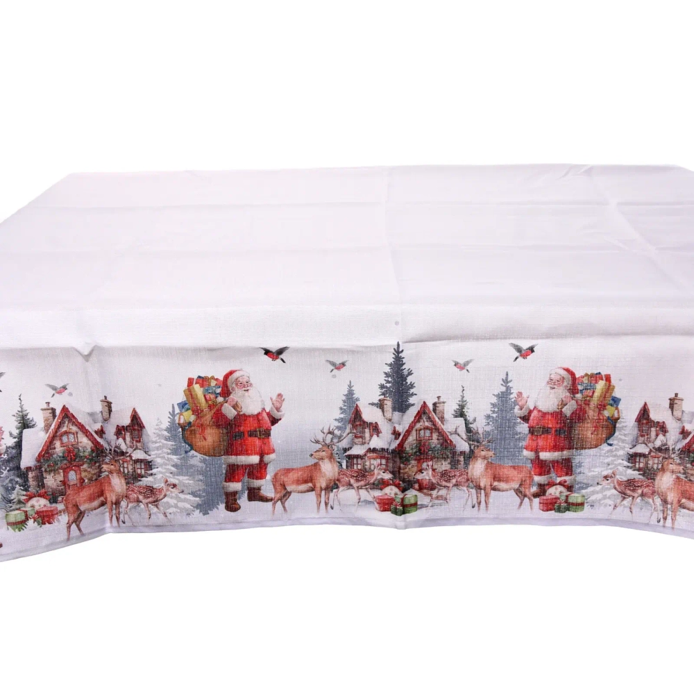 Скатерть 140*176 см «Дедушка Мороз»