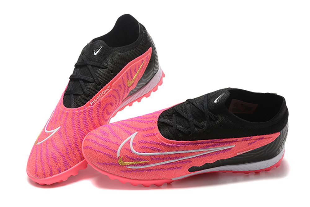 Шиповки Nike Phantom GX Elite TF (Черный +розовый)