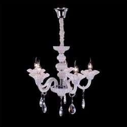 Citilux Ирида CL351150 Люстра стеклянная подвесная Белая