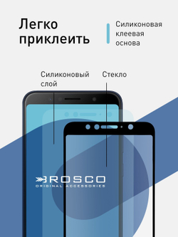 Набор стекол ROSCO для ASUS ZenFone Max Pro M1 (ZB601KL);ASUS ZenFone Max Pro M1 (ZB602KL) оптом (арт. AS-ZFMPM1-SP-GLASS-BLACK-SET2)