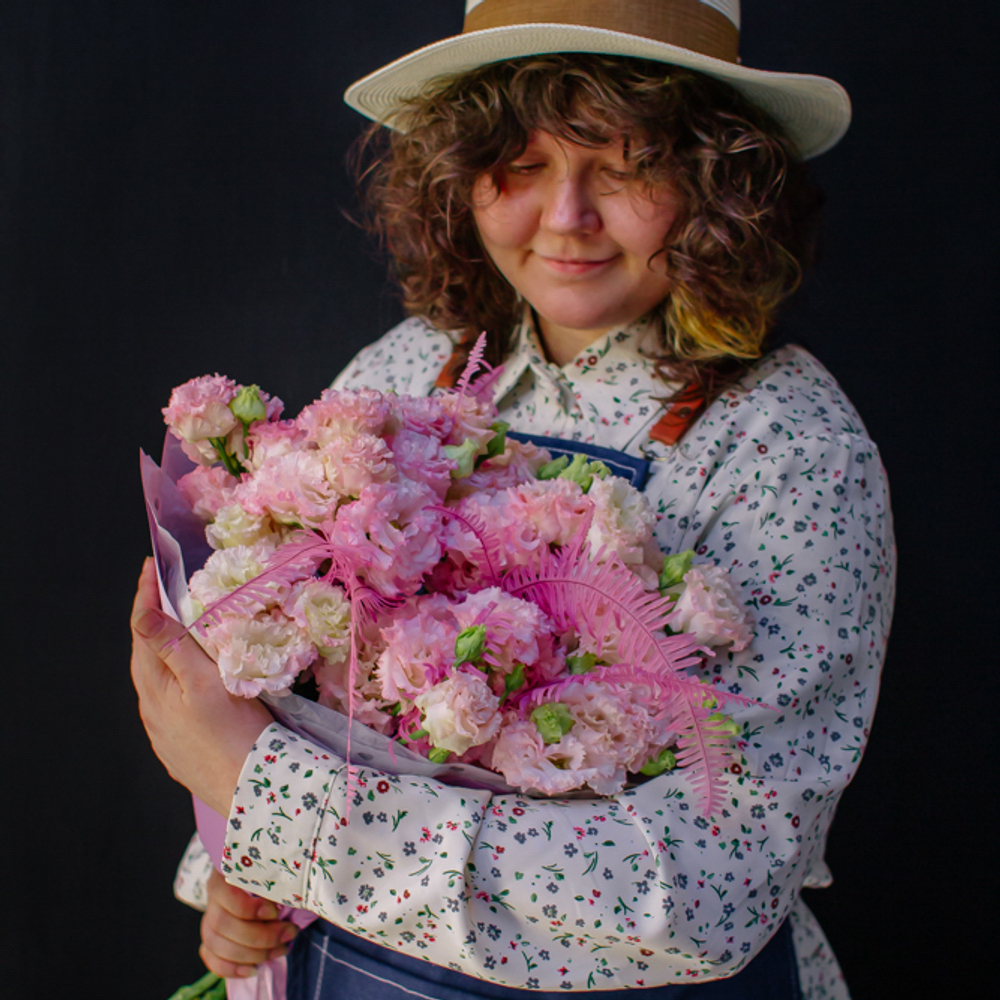 18. Нежный и романтичный букет из эустомы