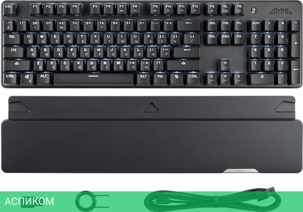 Клавиатура GMNG GG-KB785XW черный/серый (1901105)