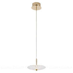 Подвесной светильник Cloyd PANORAMIC P1 / Ø20 см - золото (арт.11518)
