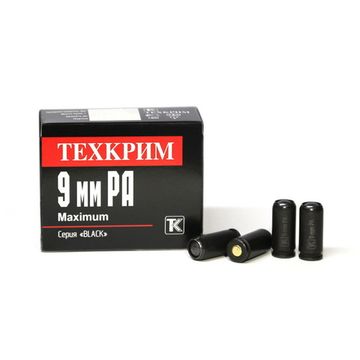 ПАТРОН ДЛЯ ГРАЖДАНСКОГО ОРУЖИЯ 9 РА РП [ТРАВМАТ.ДЕЙСТВИЯ MAXIMUM BLACK ТК]