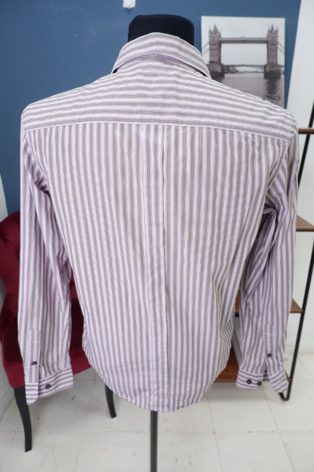 Рубашка Ostin полосатая 46 размер