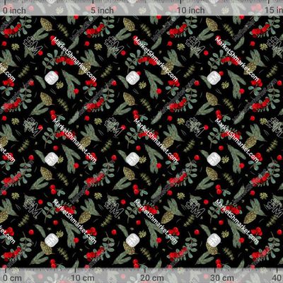 Клюквенное болото (черный) by 13 RAPPORTS 462 DPI