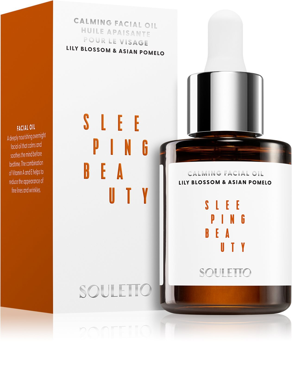 Souletto Lily Blossom & Asian Pomelo Calming Facial Oil - питательное масло для лица на ночь /   30  ml  / GTIN 8059300534748