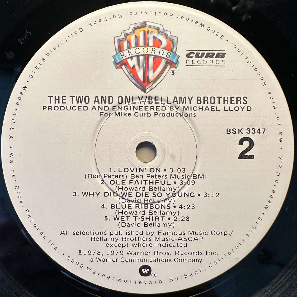 Bellamy Brothers - The Two And Only (США 1979г.)