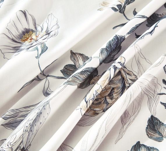 Постельное белье Asabella 2221 фланель, тенсель с хлопком