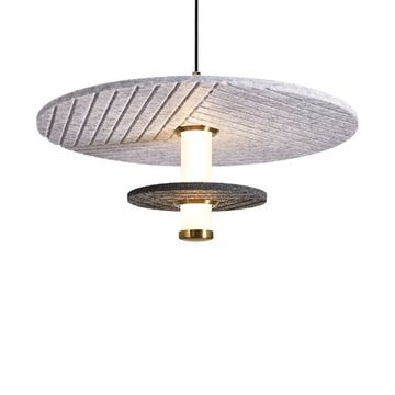 Подвесной светильник 10W 3000K FR5494PL-L9GR черный/серый Acoustic Freya