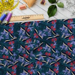 Ткань оксфорд 210 «бабочки в ночи» стиля «нуар»