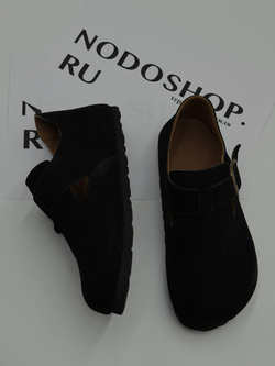 Туфли женские натуральная кожа артикул 6197-1 цвет "чёрный"