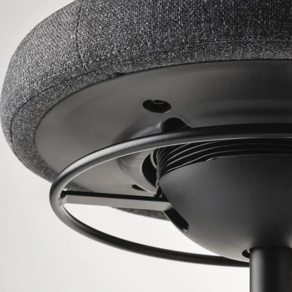 Табурет-опора для работы сидя/стоя - IKEA LIDKULLEN/ЛИДКУЛЛЕН ИКЕА, 60 см, темно-серый