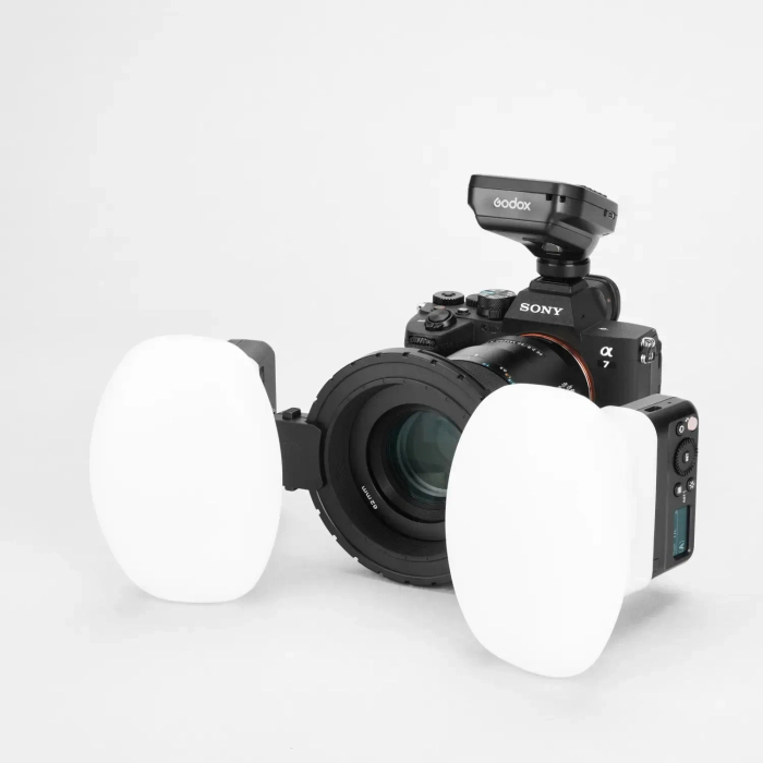 Комплект импульсных осветителей Godox MF12-DK1 для макросъемки