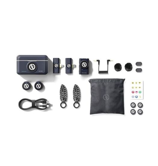 Радиосистема микрофонная Hollyland Lark M2 Combo Black