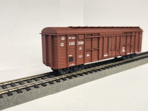 Крытый вагон 11-217 КВР Коричневый