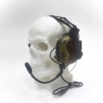 Активные стрелковые наушники Earmor M32X mark3 с микрофоном (олива/coyote brown)