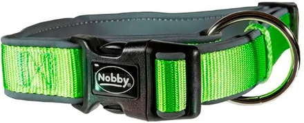 Nobby Ошейник Classic Preno для собак, нейлон, зеленый серый, 20-25 мм, 40-55 см