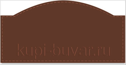 кожаный бювар - подложка на стол Бизнес модель №10