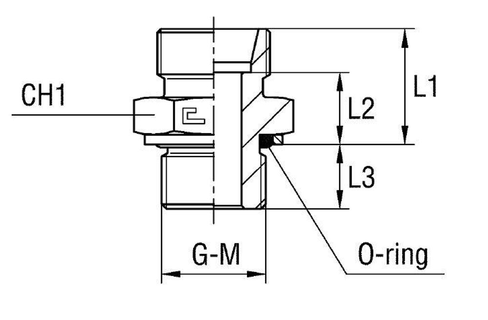 Штуцер FH DS20 BSP 3/4&quot; (корпус)