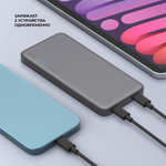 Внешний аккумулятор NRG Turbo S 10000 mAh, 20Вт, графит