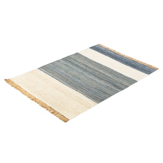 Ковер из джута, денима и шерсти hyderabad из коллекции ethnic, 160х230см