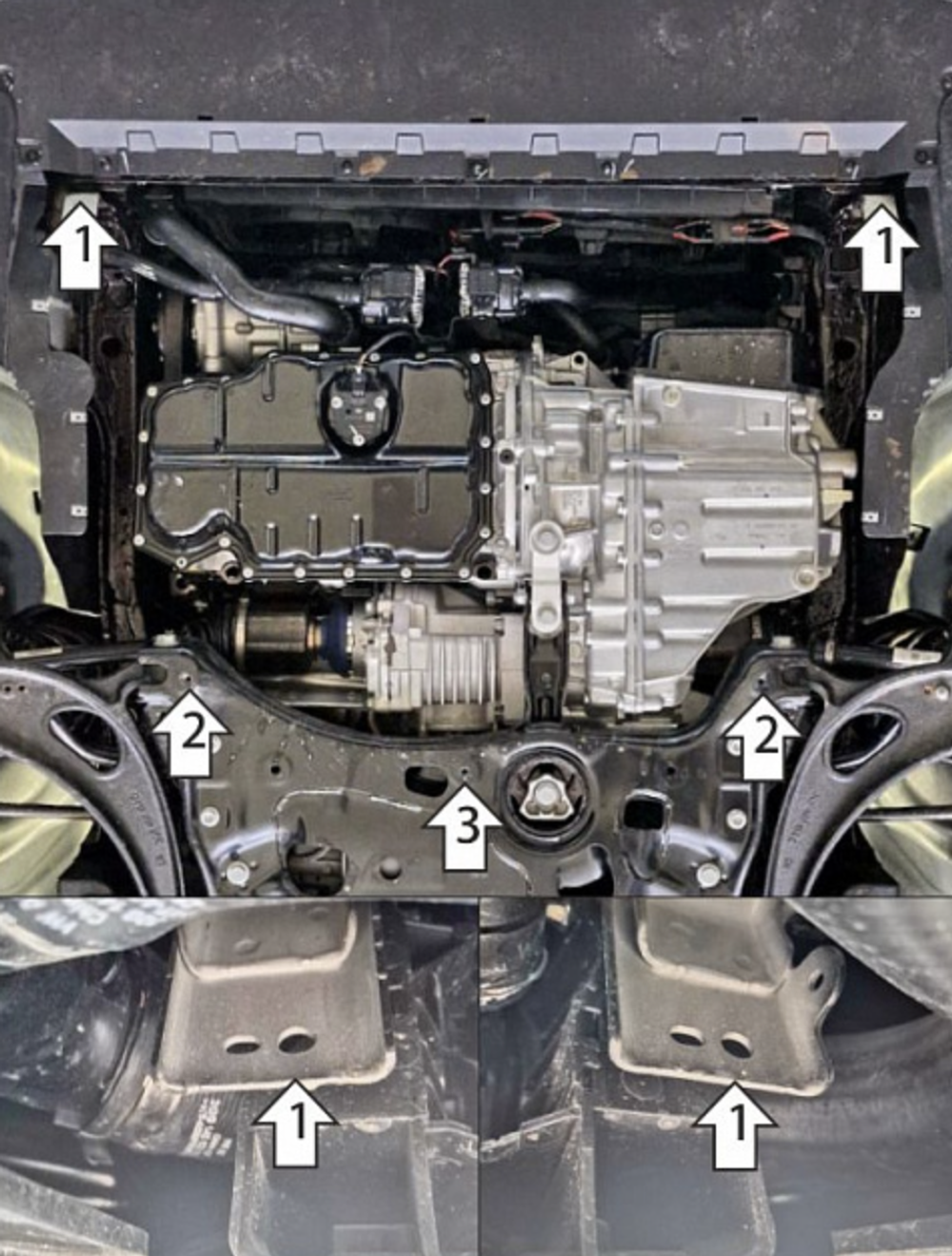 Защита стальная для VW Teramont Pro; X; Talagon; Tavendor (China); Atlas MOTODOR.72710