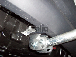 Фаркоп оцинкованный Galia R074A для Renault Megane II 2003-2008 (classic) седан/универсал, Megane III универсал 2008-(паспорт и сертификат в комплекте)(без электрики)