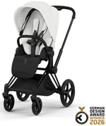 Коляска Cybex Priam V Matt Black Style Collection 2 в 1 Off White