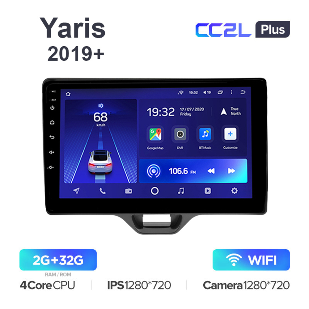 Teyes CC2L Plus 10,2"для Toyota Yaris, Vios 2019+
