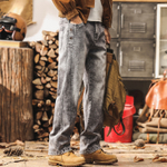 Американские ретро мужские прямые джинсы