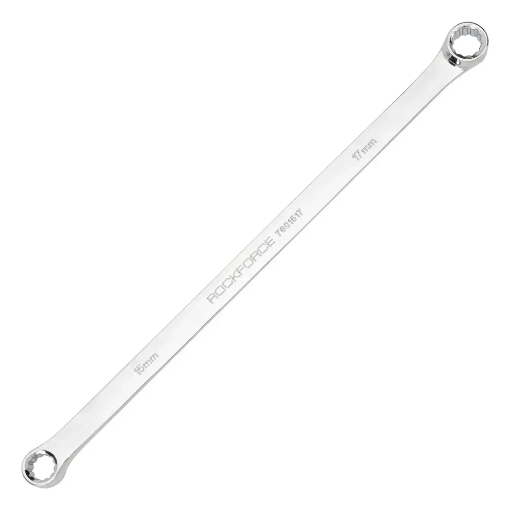 Ключ накидной экстра длинный 15x17мм RockForce##Rock FORCE RF-7601517