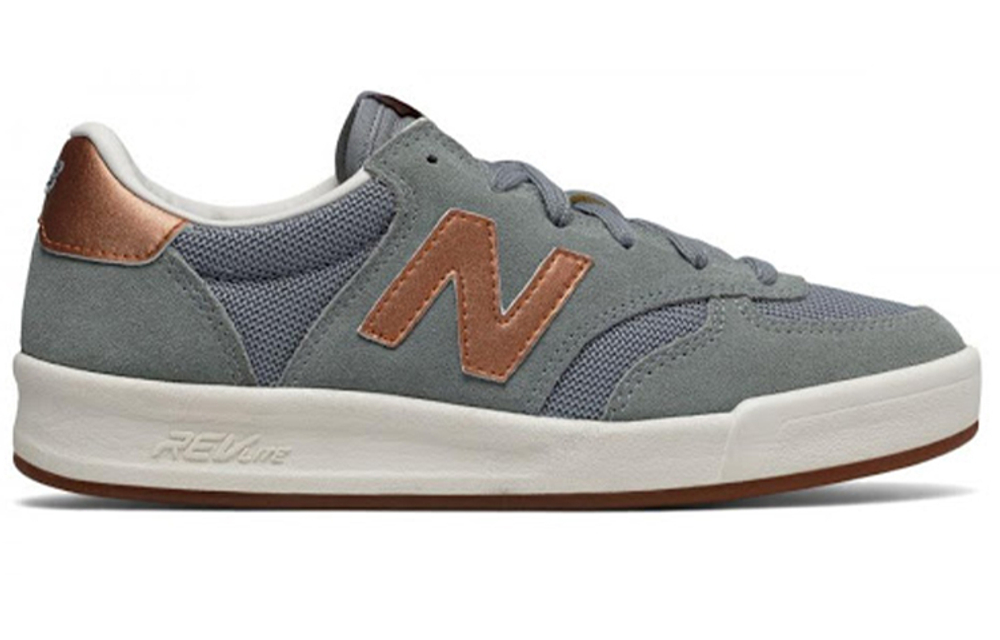 New Balance NB 300 classic logo low-top sneakers women's gray