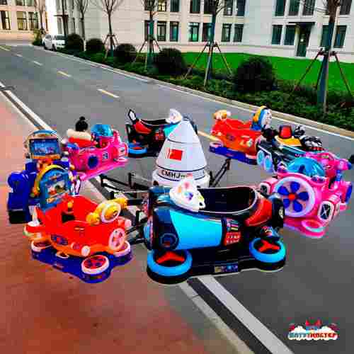 Электрическая Аттракцион карусель «Космический патруль», 4,5×4,5×1,5 м