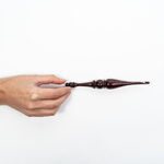 Деревянный крючок для вязания из древесины кедра 5 мм. K201