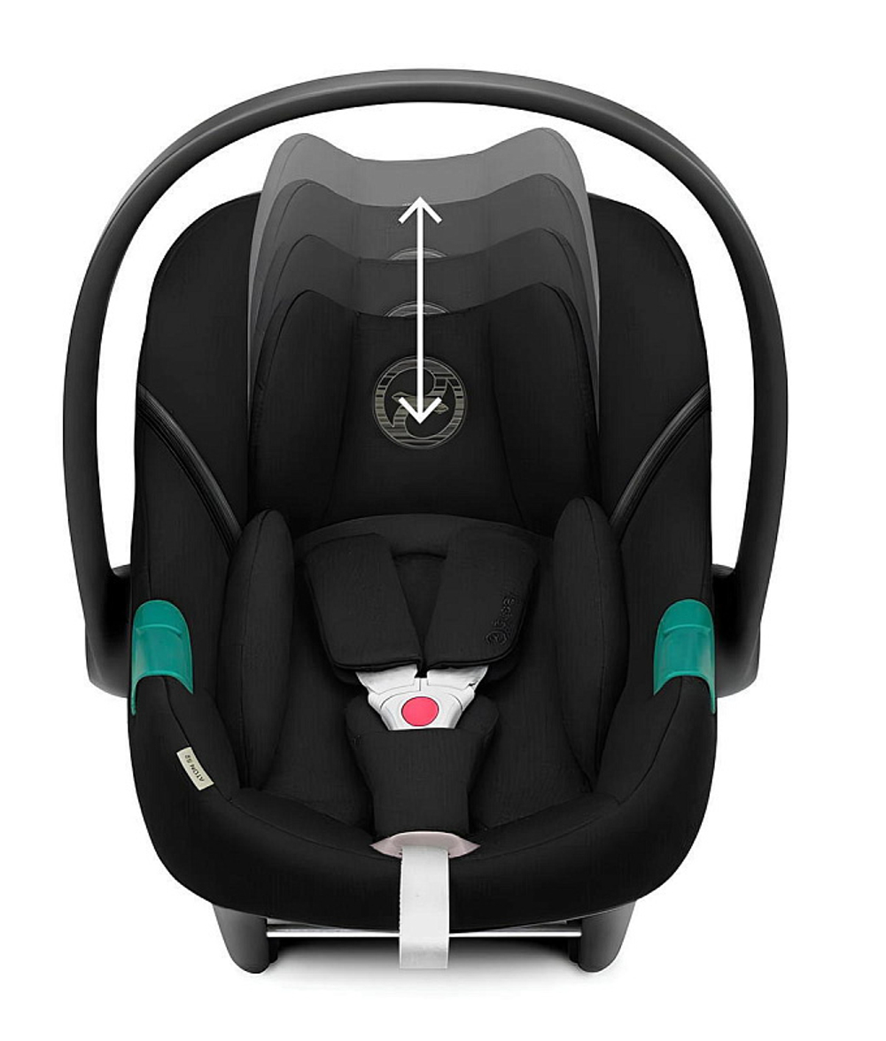 Коляска 3 в 1 Cybex Priam IV Matt Black complete и автокресло Aton S2 i-Size Moon Black Cozy Beige