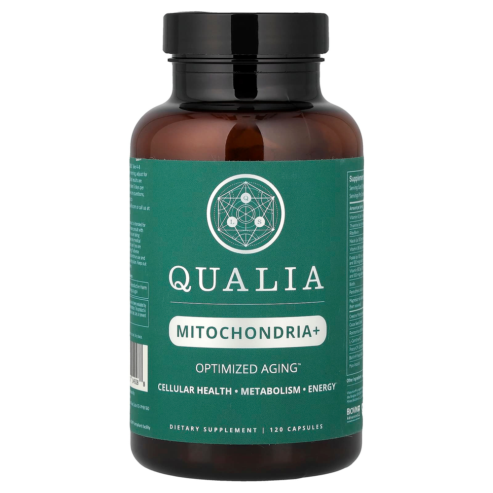 Qualia, Mitochondria+, 120 капсул
