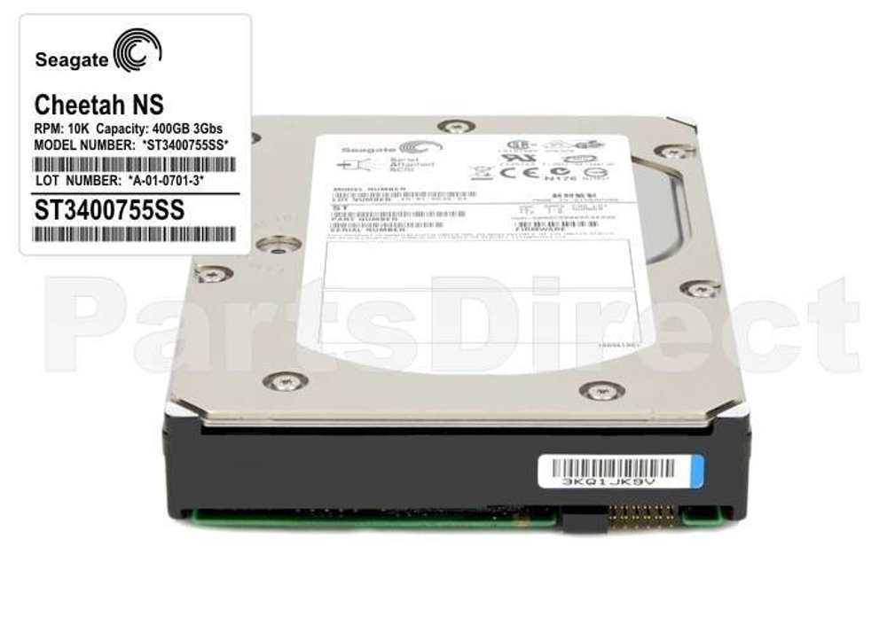 Жесткий диск Seagate ST3400755SS 400-GB 10K 3.5 3G DP SAS