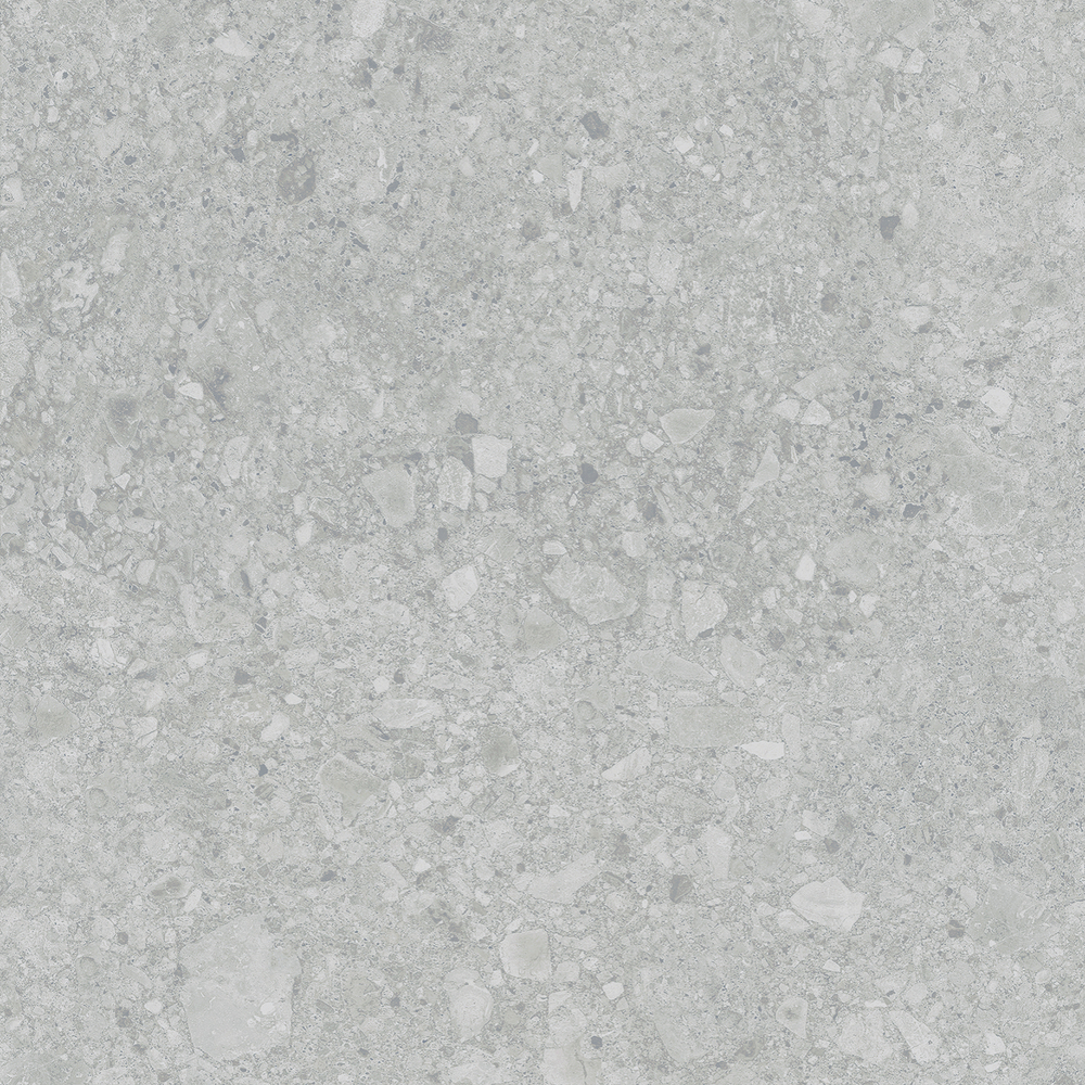 Керамогранит, LB Ceramics, Иней Tech, 600x600 мм, Серый, Матовая, Плоская