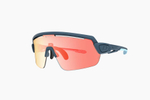Спортивные очки с диоптриями Demetz G-Suit / Denim Blue / Light Blue V. Turquoise Photochromic Mirror Red Cat.1 to 3
