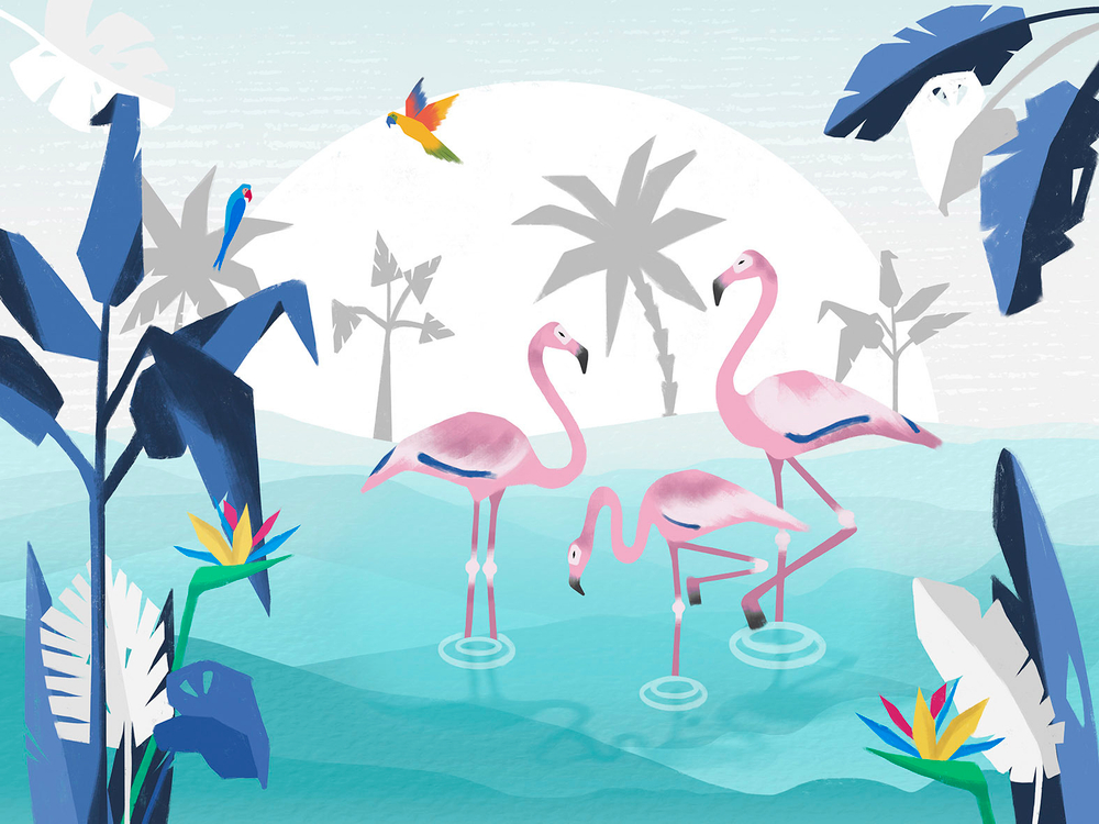 Дизайнерские обои Wall Street Jungle