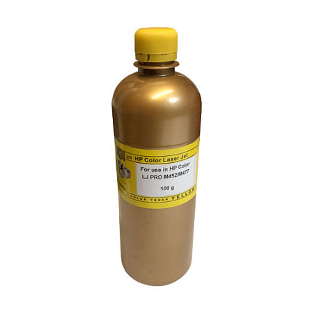 Тонер для HP Color LJ M452/M477 (100гр, желтый, Chemical/MKI) Gold ATM