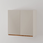 Шкаф навесной, 80х32х75, Виго, кухонный модуль, для посуды, кухонный гарнитур, в ванну и кухню, серый, Dipriz